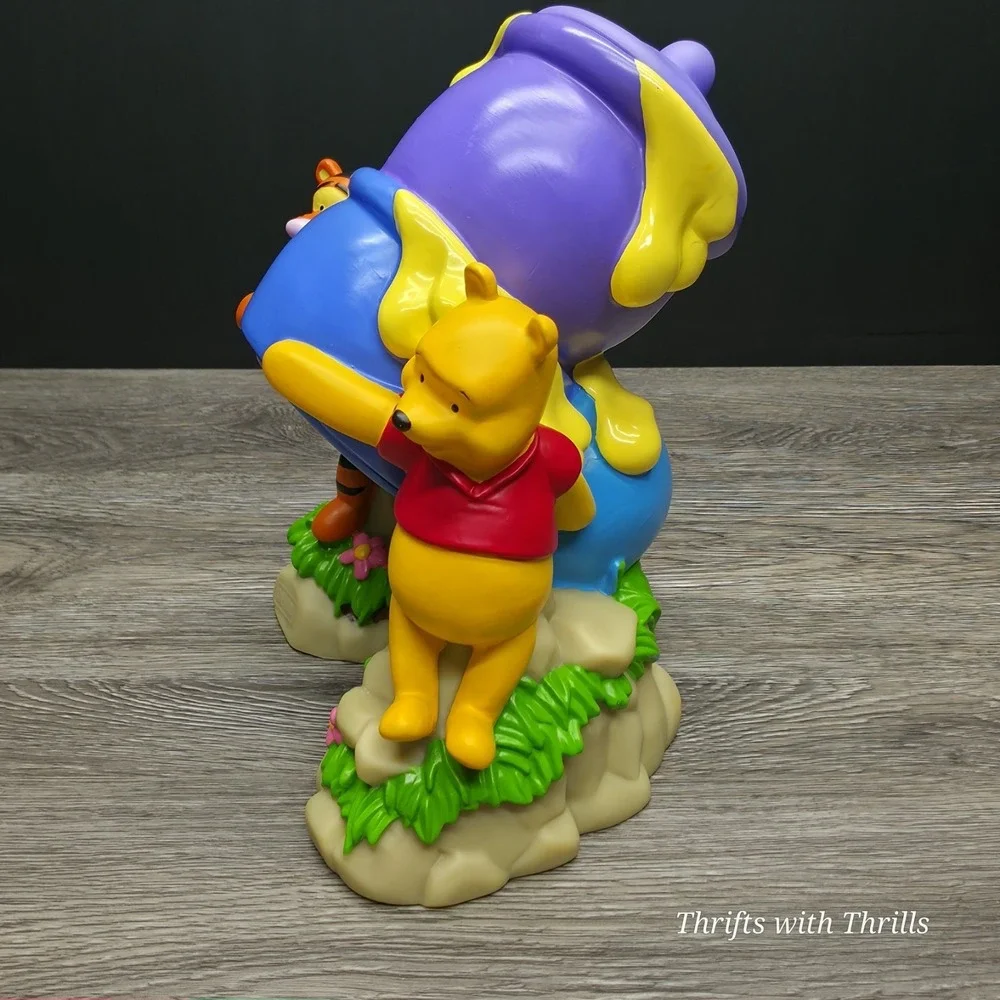 Vintage Disney's Winnie The Pooh &‎ Tigger With Honey Pot - Dixie Cup Dispenser